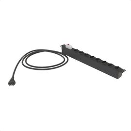 Regua 8 Tomadas para Rack 19'' 1U 10A CDisjuntor Fibracem - 4.jpg